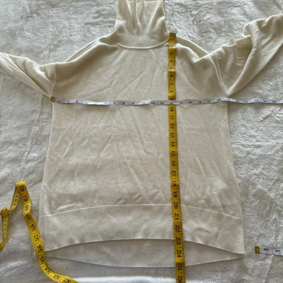 NWT Ramy Brook Walt Turtle Neck Long Lace-Up Sleeve Top - Picture 8 of 9